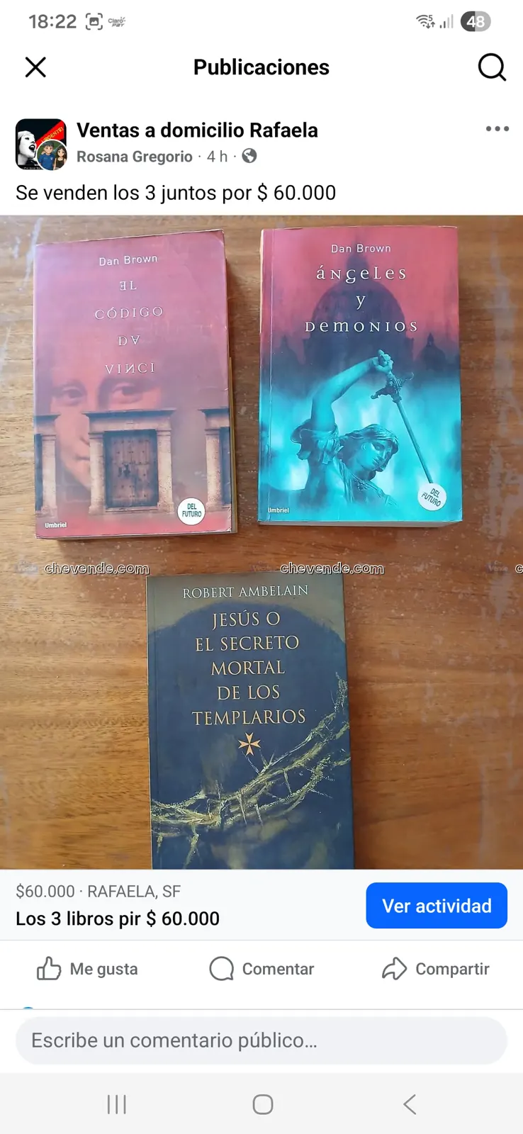 Libros Dan Brown y Robert Ambelain
