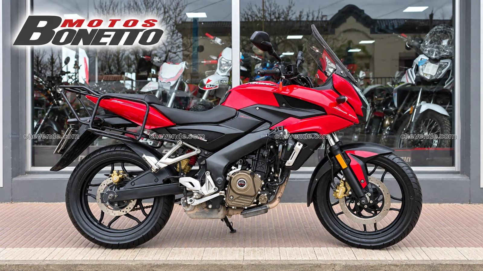 BAJAJ ROUSER 200 AS - 2017 -ROJA