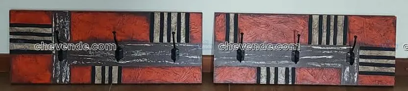 Perchero de pared artesanal