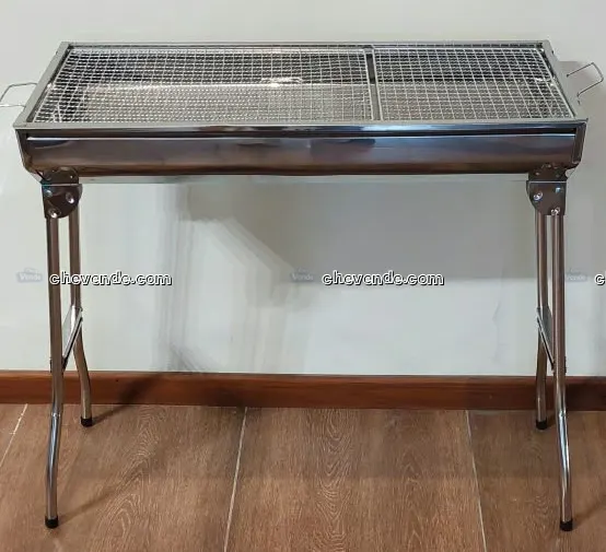 Parrilla portátil plegable de acero inoxidable