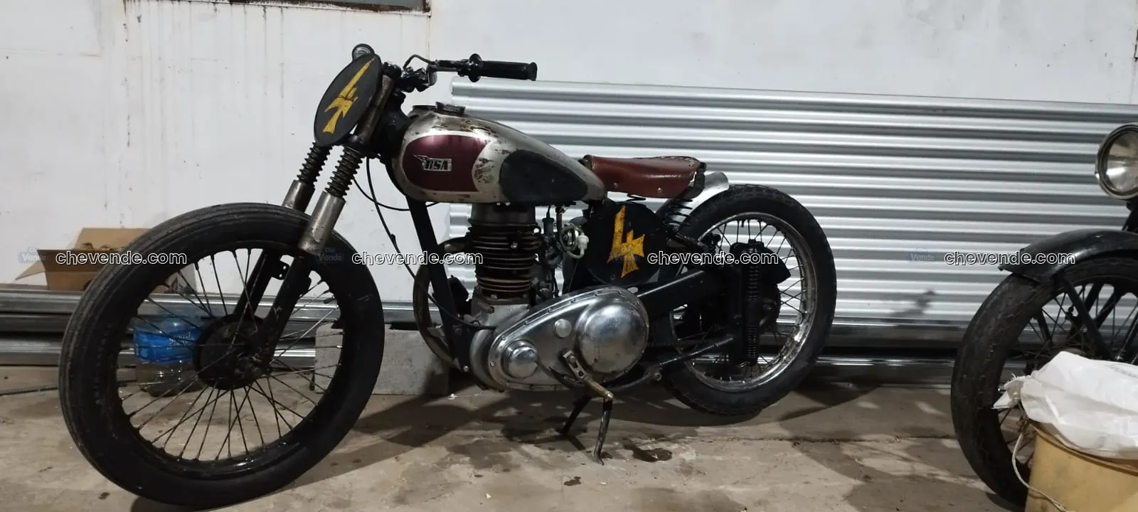 Moto BSA Clásica 1949