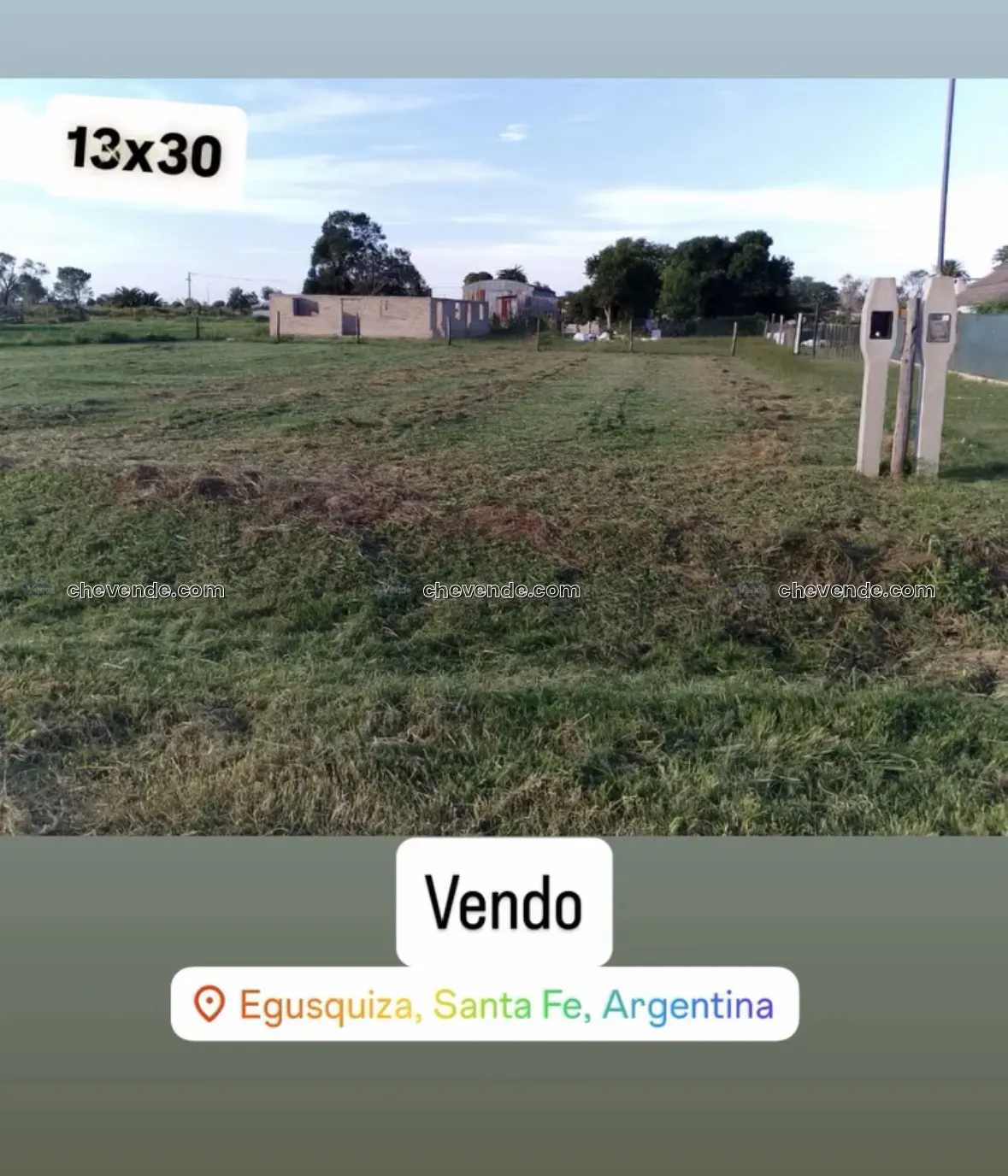 Vendo Terreno Egusquiza