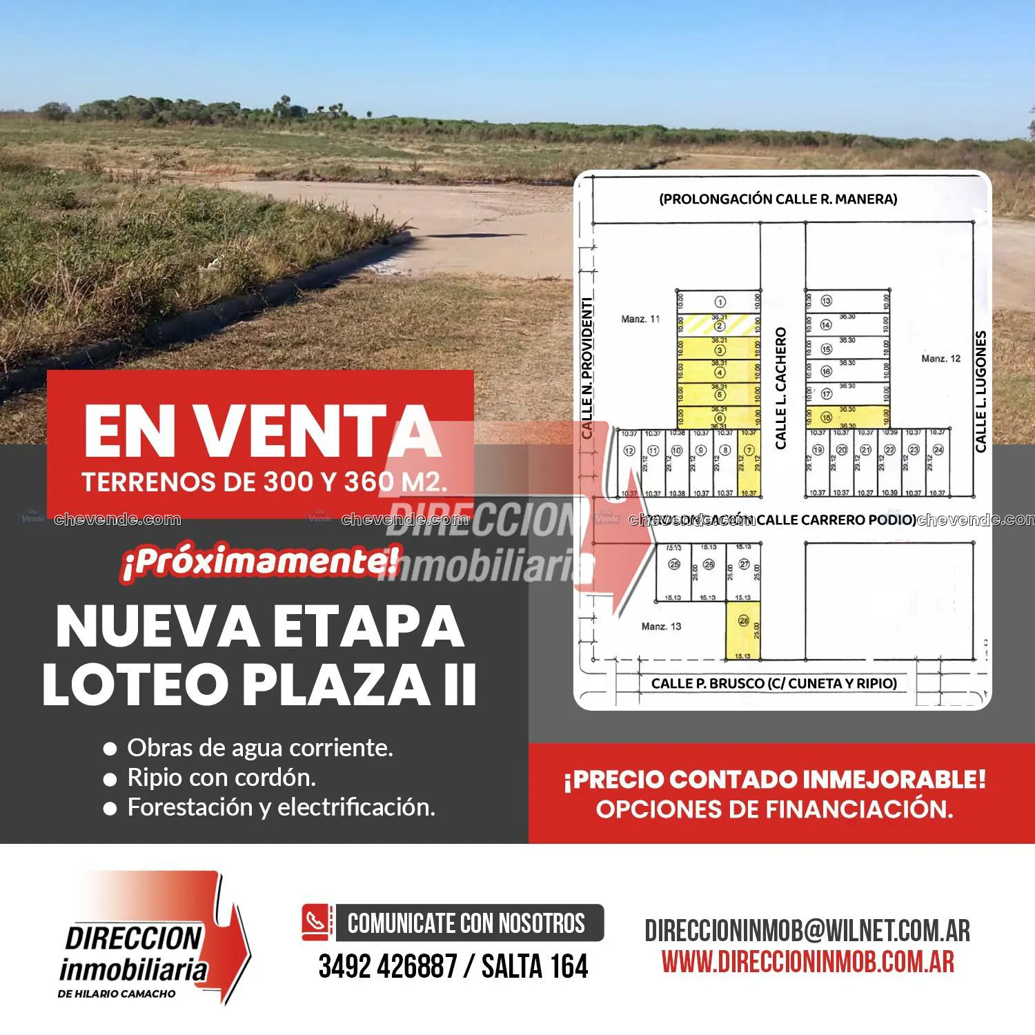 LOTEO PLAZA II - Dirección Inmobiliaria
