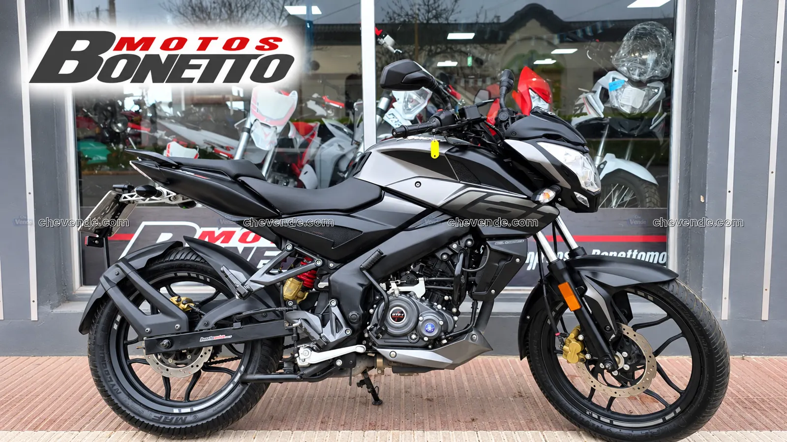 BAJAJ ROUSER 160 NS - GRIS - 2021