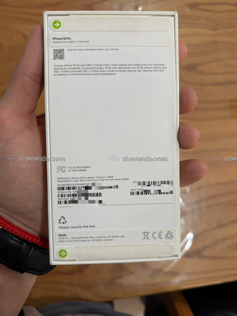 Celular Apple iPhone 16 Pro 128 GB