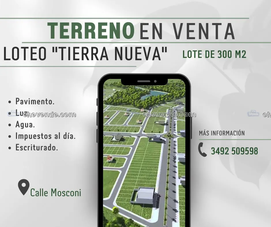 Oportunidad Lote terreno Tierra Nueva